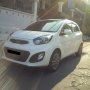 Jual KIA Picanto COSMO putih 2012 ex wanita (A/T)
