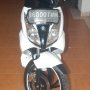 Jual Suzuki Skywave Putih Hitam Tahun 2010 Plat B 