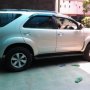 JUAL FORTUNER G MT DIESEL 2008 SILVER BAGUS