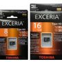 jual Memory Card Toshiba Exceria Micro SD 8 &amp; 16GB