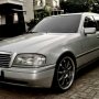 Jual Mercy c180 1995 manual silver mulus
