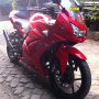 Jual Ninja 250R th 2012 bln 6 warna merah