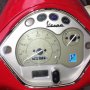 Jual murah piaggio LX 150i, thn 2012, warna merah