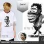 Caricature Shirt (Kaos Karikatur) Yogyakarta