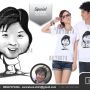 Caricature Shirt (Kaos Karikatur) Yogyakarta