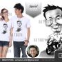 Caricature Shirt (Kaos Karikatur) Yogyakarta