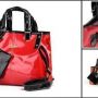 Tas Wanita Tote Pocket - Merah