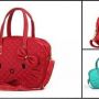 Tas Hello Kitty Face Merah