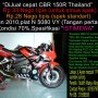 Jual CBR 150 OLD THAILAND RED ISTIMEWA MALANG 