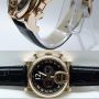 AIGNER Bari Leather Strap A37500 (BLG) for men