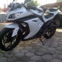 Jual Kawasaki Ninja 250 FI (Injection) 2012 Akhir White Superb Cond