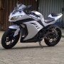 jual ninja 250fi putih 2013