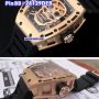 RICHARD MILLE RM052 SKULL SKELETON SWISS ETA (Gold)