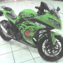 Jual Ninja 250 Hijau 2012 Injection Full Ori Plus Sticker 3m