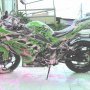 Jual Ninja 250 Hijau 2012 Injection Full Ori Plus Sticker 3m