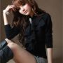 Baju Korea : Elegant Black Blouse