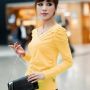 Baju Korea Style : Fun and Chic Yellow Blouse