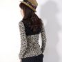 Baju Korea : Leopard Blouse