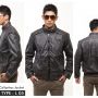 Jaket Pria : Leather Collarless Jacket