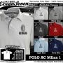 Polo Shirt Logo AC Milan