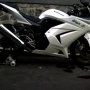 Jual Kawasaki Ninja 250 putih plat D Bandung