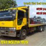Rental Truck Loss Bak/FlatBed  panjang bak 9 meter Jabodetabek siap 24 jam