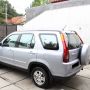 Honda Crv 2003 MT Silver metallic manual transmission , kaca film vkool , ban baru