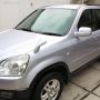 Honda Crv 2003 MT Silver metallic manual transmission , kaca film vkool , ban baru 