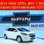 CHEVY NEW SPIN, MPV 7 SEAT DENGAN FITUR SAFETY DAN KENYAMANAN LENGKAP