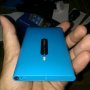 Jual Nokia Lumia 800 warna biru Cyan, 99,99%