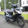 Jual Yamaha XEON 2010 hitam biru Elegant Mulus 