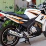 Jual jual santai yamaha vixion 2011 akhir modif, putih mulus keren