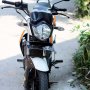 Jual jual santai yamaha vixion 2011 akhir modif, putih mulus keren