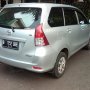 Jual toyota avanza all new 2012 tipe e a/t silver metalic low kilometer