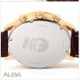 ALBA AM3092X1 Chronograph Brown Leather