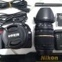 Nikon D40x mulus plus lensa kit standar 18-55 ex
