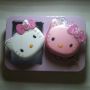 Handphone hello kitty flip mini k668+ dual sim standby