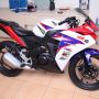 Honda CBR 150R Fuel Injection RWB (Red White Blue) 2012 Warna Langka - Puas di Belai
