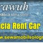 Sewa Mobil di Solo(Surakarta )rental mobil solo