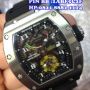 Richard Mille Jean Todt RM 036 Silver Rubber Swiss ETA Best Version