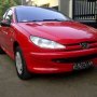 Jual PEUGEOT 206 XR SPORTY '02 Red Ferrari CBU HATCHBACK 