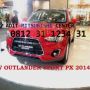 JUAL OUTLANDER SPORT 2014, PX , RED COLOUR , READY