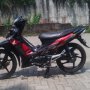 Jual Motor Supra X 125 Doubel Disk Warna Merah Hitam