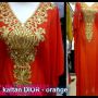 Kaftan DIOR orange