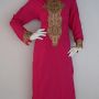 Kaftan Katun Nabila Pink Fanta