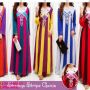 Sadiqa Stripe Gamis