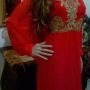 Kaftan Bordir Regina Red