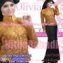 Olivia Dress Gold - black