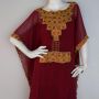 Tunik Korneli Emas Maroon