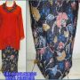 Satu Set Tunik Mawar Batik red